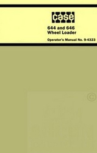 Case 644 and - 646, wheel