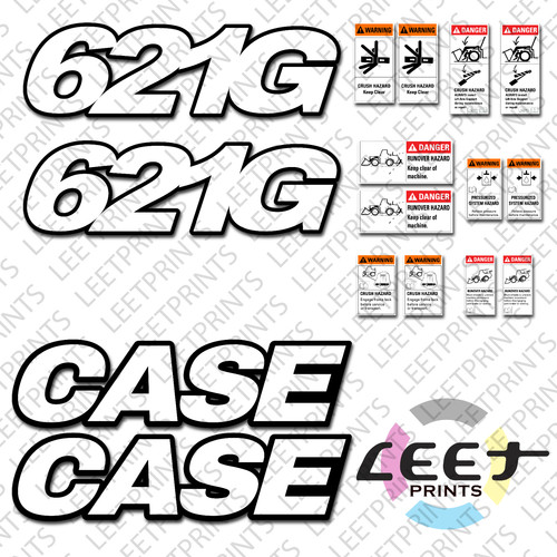 Fits case 621g decal - case,
