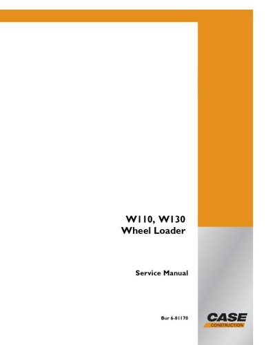 Case w110 w130 - w110,, wheel